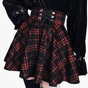 A Line Flair Gothic Skirt